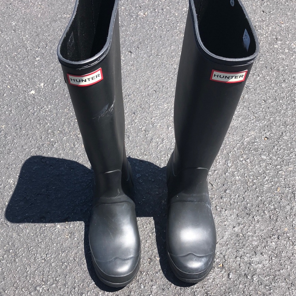 Hunter rain boots